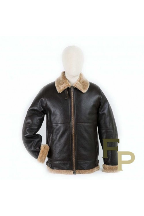 Bomber Men in Merino Lambskin