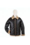 Bomber Men in Merino Lambskin