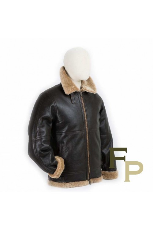 Bomber Men in Merino Lambskin