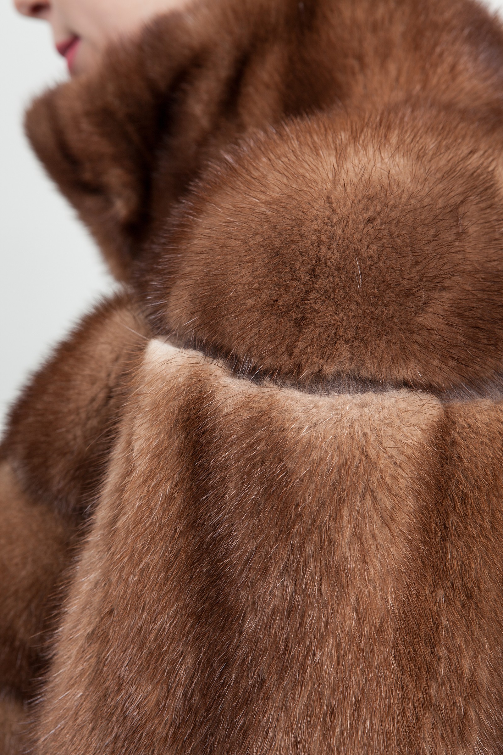 Manteau En Vison Marron - Taille S - Neuf Avec étiquettes - Fourrure Véritable