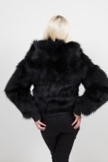 (SOLD) Black Fox Jacket Gianni Versace