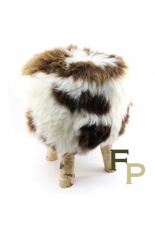 Stool with Merino  Sheepskin