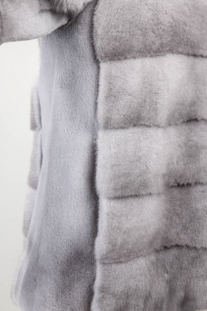 Grey Sapphire Mink Jacket