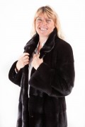 Long Coat in Blackglama Mink Coat