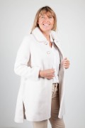 White Coat in Mink and Sherling