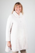 White Coat in Mink and Sherling