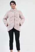 Fur Mink Jacket "Diagonal"