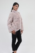 Fur Mink Jacket "Diagonal"