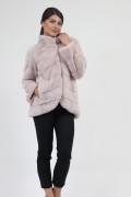 Fur Mink Jacket "Diagonal"