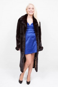 (SOLD) Dark Brown Mink Coat