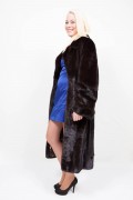 (SOLD) Dark Brown Mink Coat