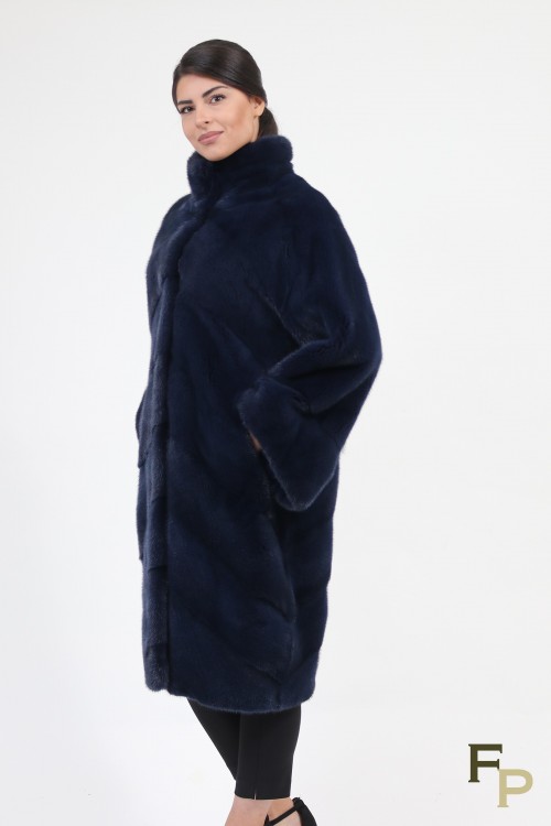 Blue Mink Fur Coat "Tokyo"