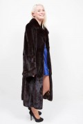 (SOLD) Dark Brown Mink Coat