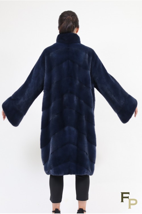 Blue Mink Fur Coat "Tokyo"
