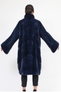 Blue Mink Fur Coat "Tokyo"