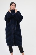 Blue Mink Fur Coat "Tokyo"