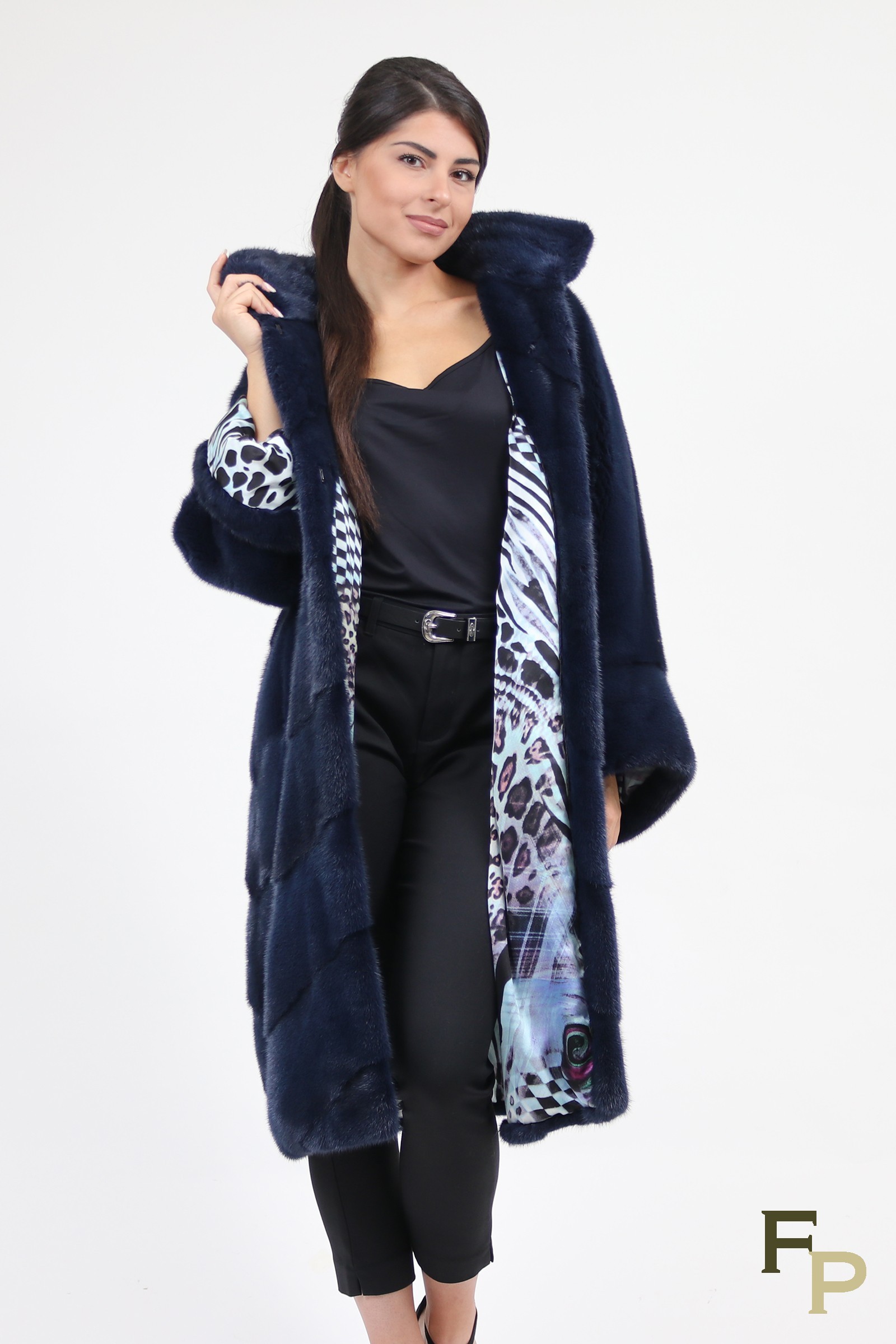 Blue Mink Fur Coat &ldquo;Tokyo&rdquo;