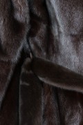 (SOLD) Dark Brown Mink Coat