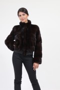 Brown Bomber in Mink Fur