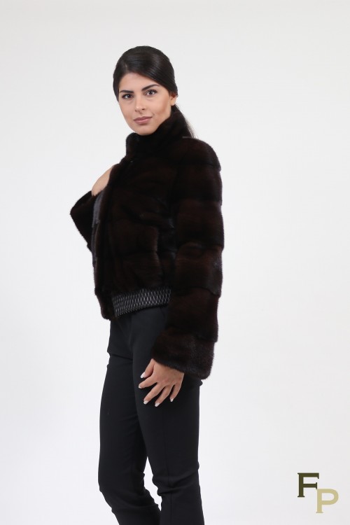 Brown Bomber in Mink Fur