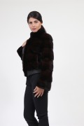 Brown Bomber in Mink Fur