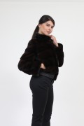 Brown Bomber in Mink Fur