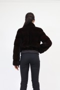 Brown Bomber in Mink Fur