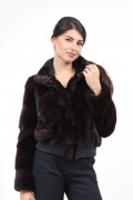 Brown Bomber in Mink Fur