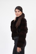 Brown Bomber in Mink Fur