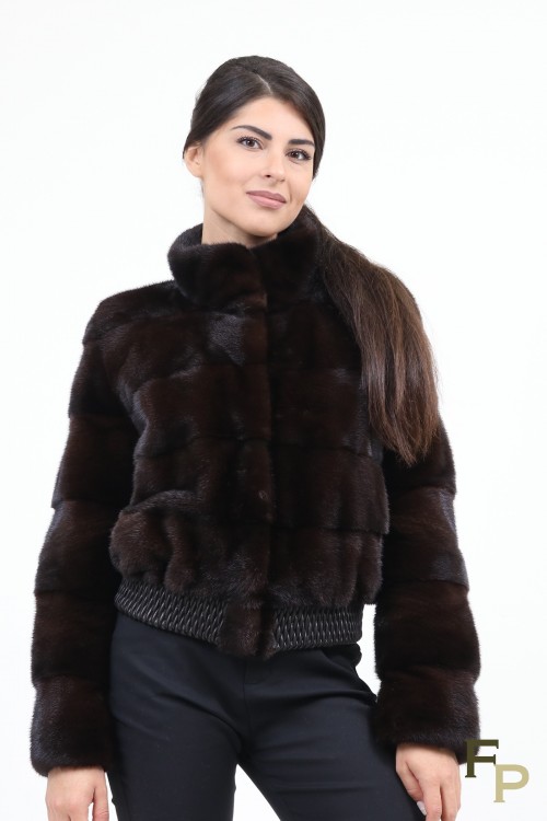 Brown Bomber in Mink Fur