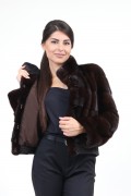 Brown Bomber in Mink Fur