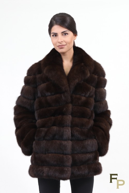 Manteau en Fourrure de Zibeline