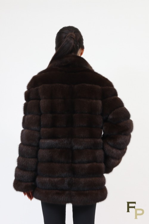 Manteau en Fourrure de Zibeline