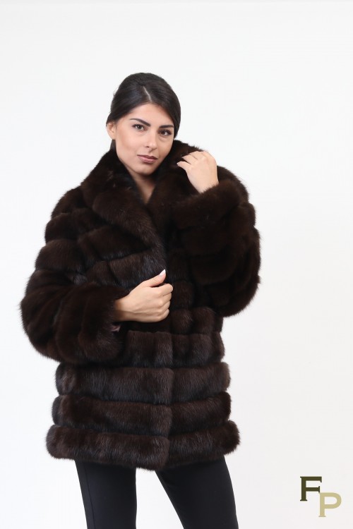 Manteau en Fourrure de  Zibeline