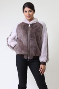 Mink Fur Bomber "Lily"