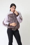 Mink Fur Bomber "Lily"