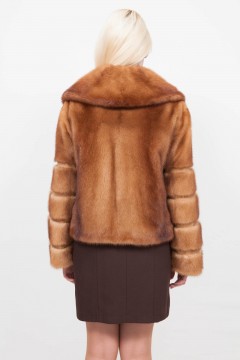 Saga Ranched Mink Jacket