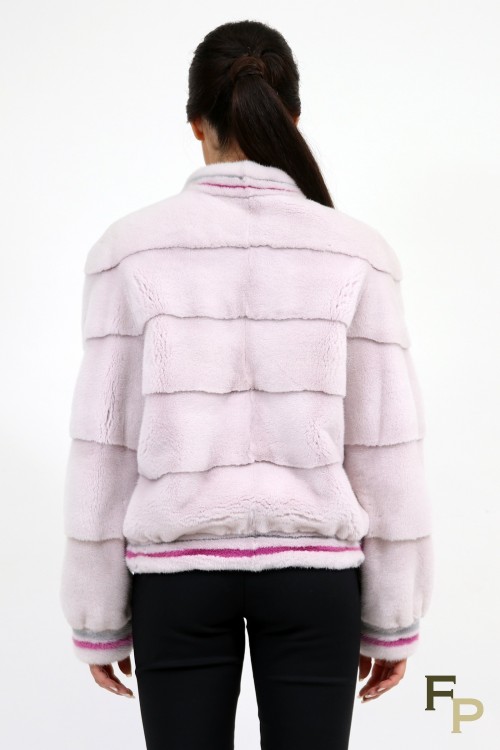 Blouson "Sillages" en Fourrure de Vison