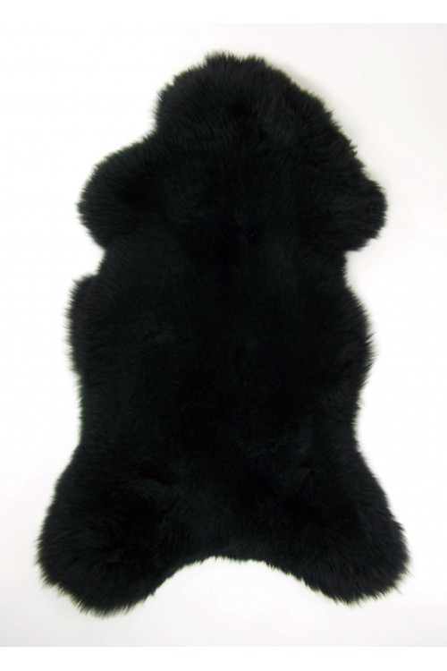 black merino sheepskin