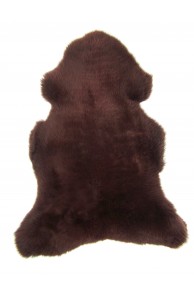 brown merino sheepskin