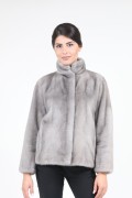 Fur Mink Jacket "Diagonal"