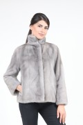 Fur Mink Jacket "Diagonal"