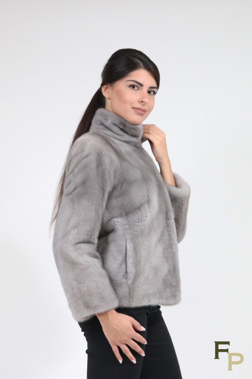 Fur Mink Jacket "Diagonal"