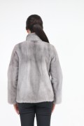 Fur Mink Jacket "Diagonal"