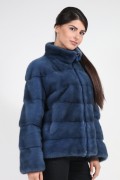 Blue Mink Fur Jacket