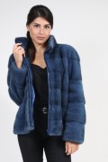 Blue Mink Fur Jacket