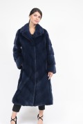 Blue Mink Fur Coat "Rozy"