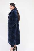 Blue Mink Fur Coat "Rozy"