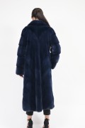 Blue Mink Fur Coat "Rozy"