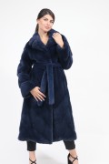 Blue Mink Fur Coat "Rozy"